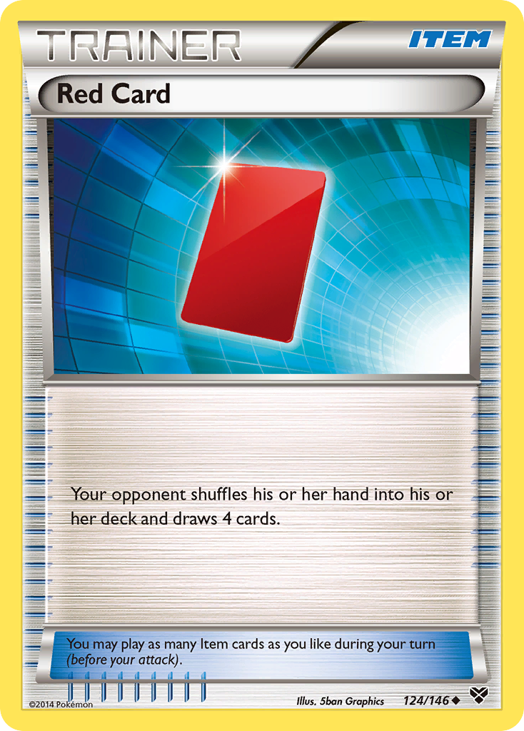 Red Card – XY 124/146 Pokémon card