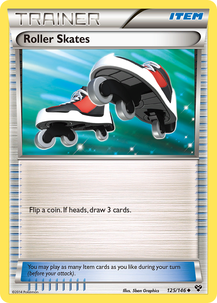 Roller Skates – XY 125/146 Pokémon card
