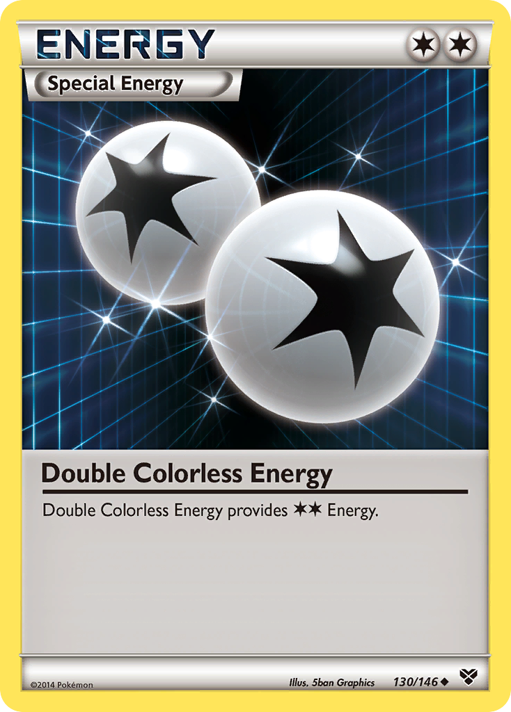 Double Colorless Energy – XY 130/146 Pokémon card