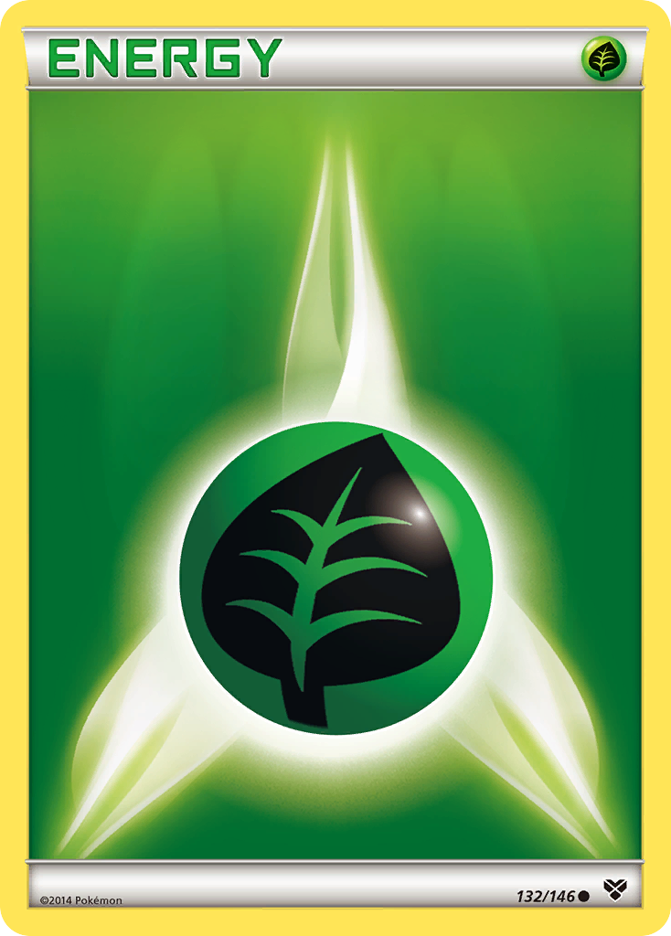 Grass Energy – XY 132/146 Pokémon card