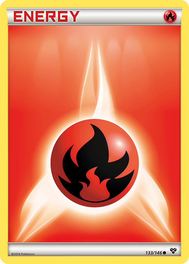 Fire Energy – XY 133/146 Pokémon card
