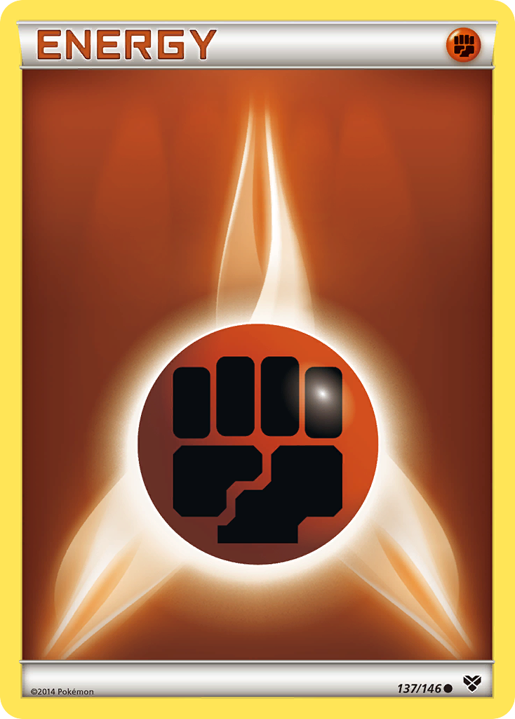 Fighting Energy – XY 137/146 Pokémon card