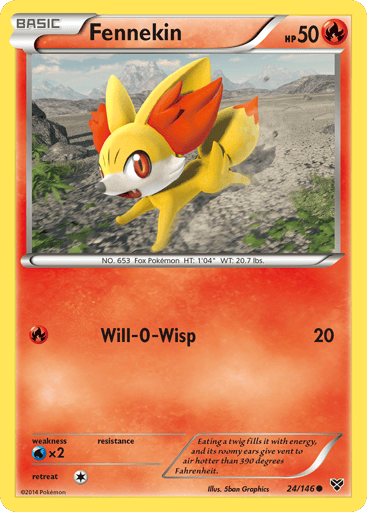 Fennekin - XY 24