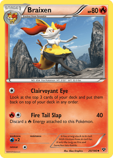Braixen - XY 25