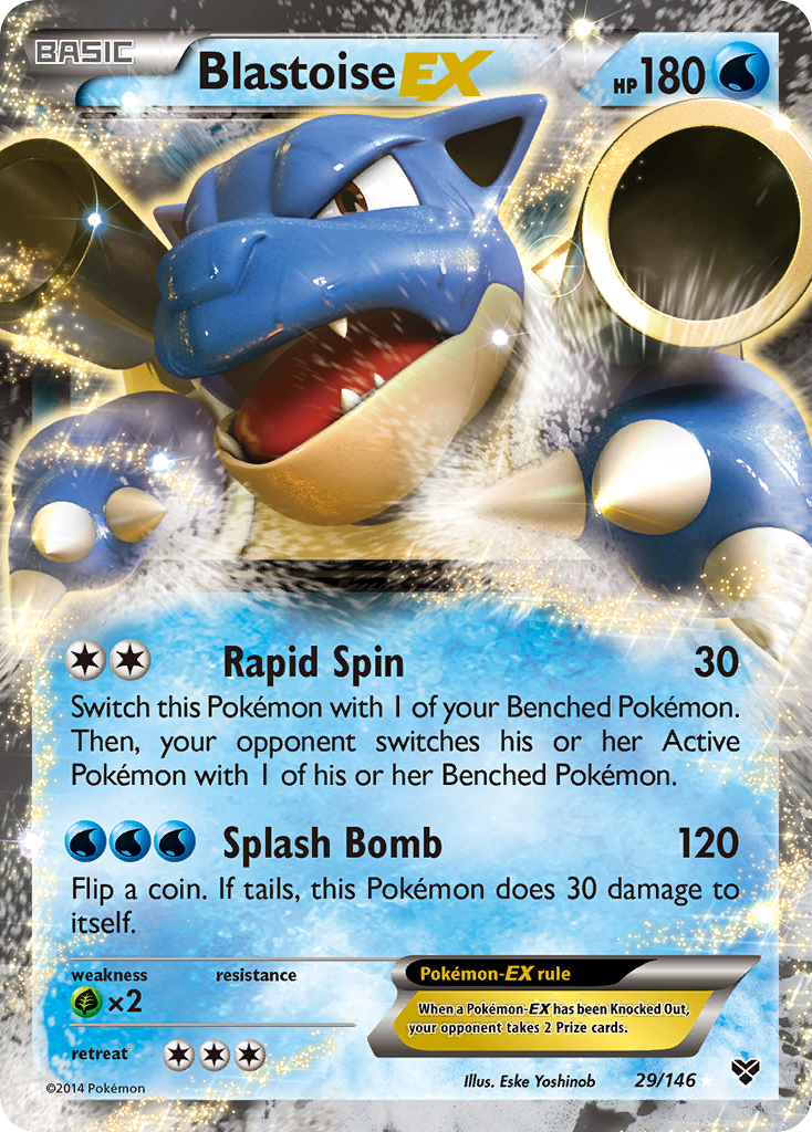 Blastoise-EX – XY 29/146 Pokémon card