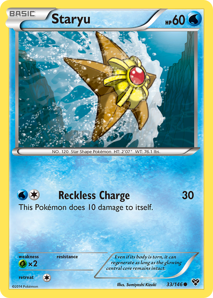 Staryu – XY 33/146 Pokémon card