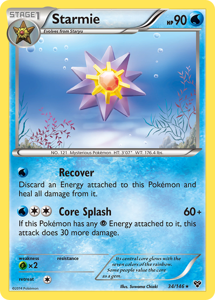 Starmie – XY 34/146 Pokémon card