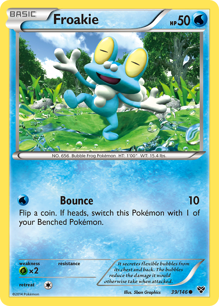 Froakie – XY 39/146 Pokémon card