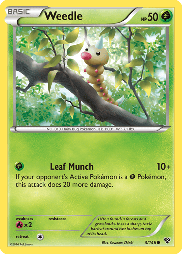 Weedle - XY 3