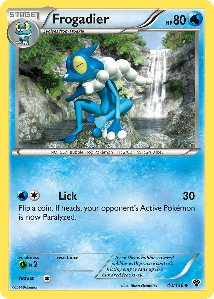 Frogadier – XY 40/146 Pokémon card
