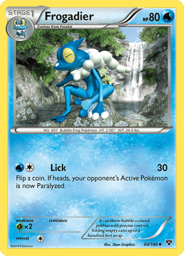 Frogadier - XY 40