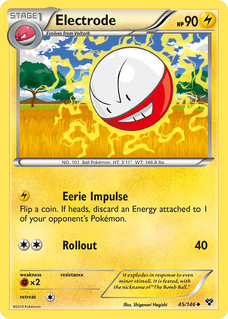 Electrode – XY 45/146 Pokémon card