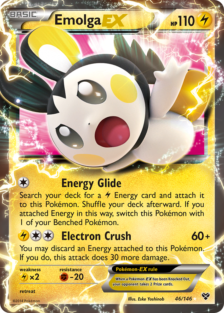 Emolga-EX – XY 46/146 Pokémon card