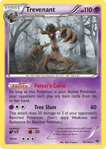 Trevenant - XY 55