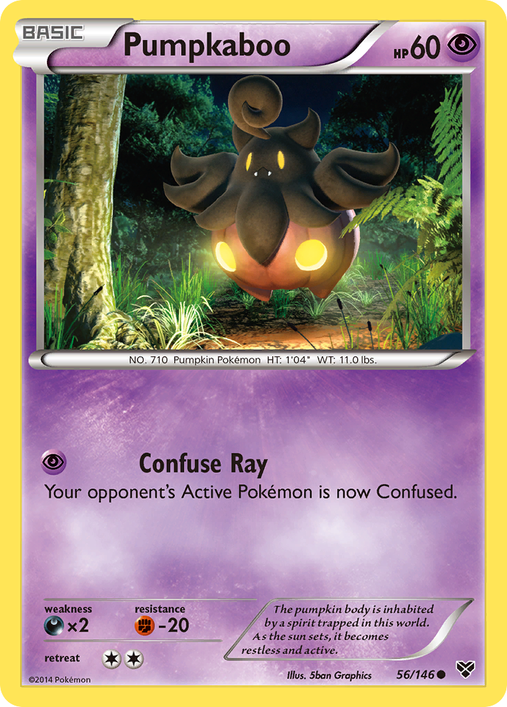 Pumpkaboo – XY 56/146 Pokémon card