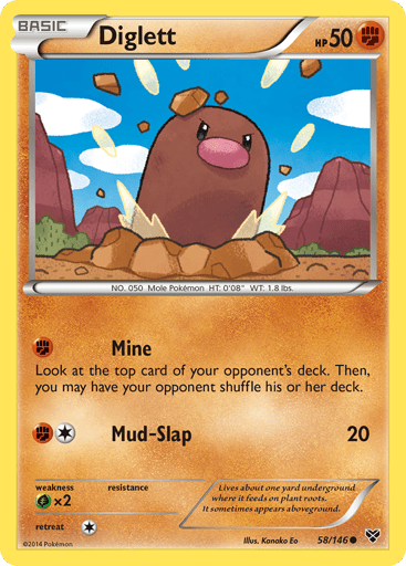 Diglett - XY 58
