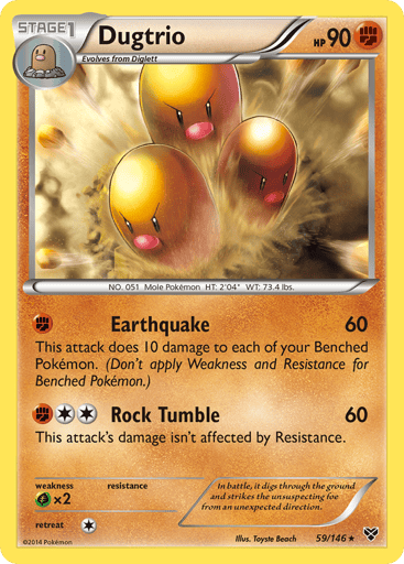 Dugtrio - XY 59