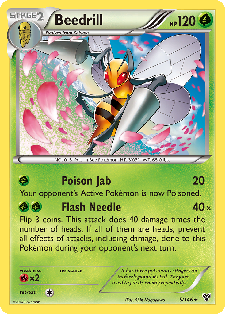 Beedrill – XY 5/146 Pokémon card