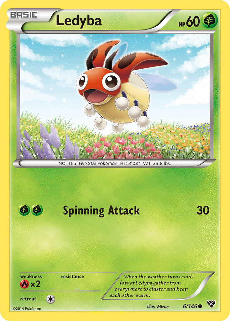 Ledyba – XY 6/146 Pokémon card