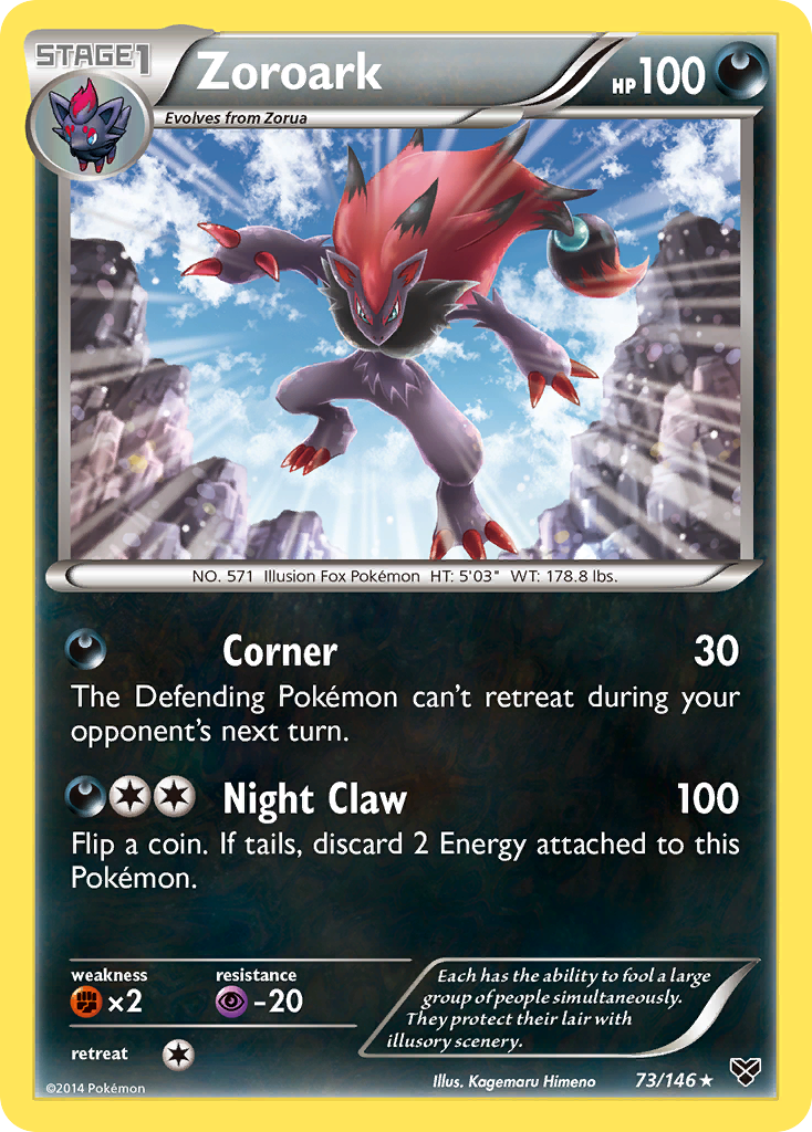 Zoroark – XY 73/146 Pokémon card