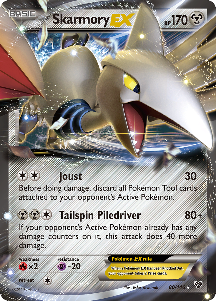 Skarmory-EX – XY 80/146 Pokémon card
