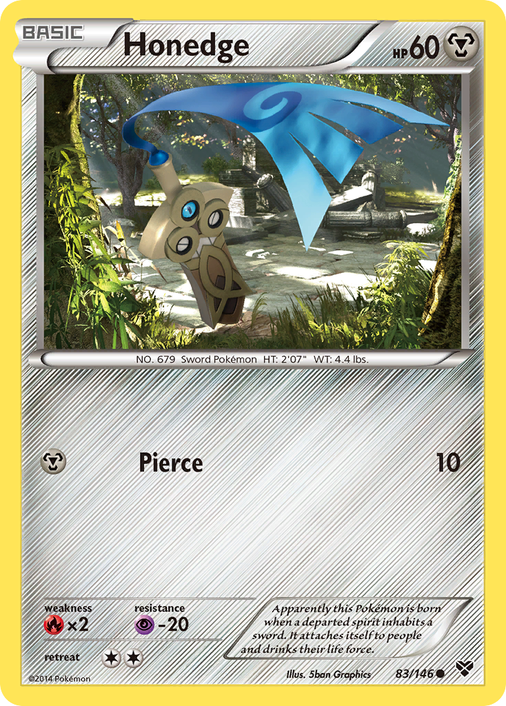 Honedge – XY 83/146 Pokémon card
