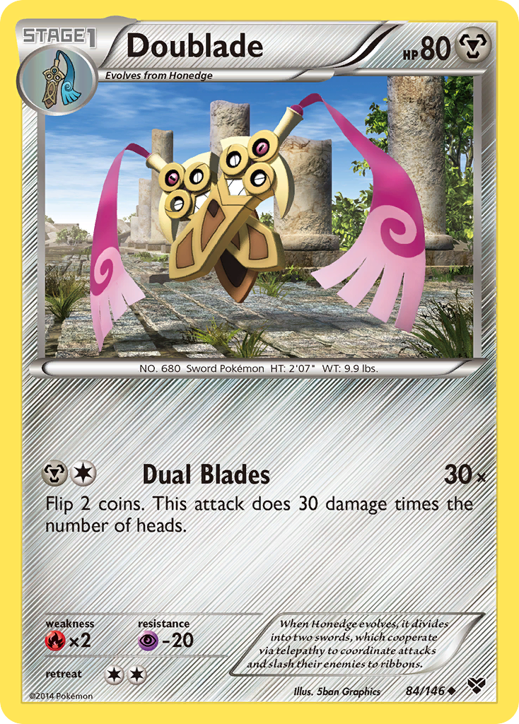 Doublade – XY 84/146 Pokémon card