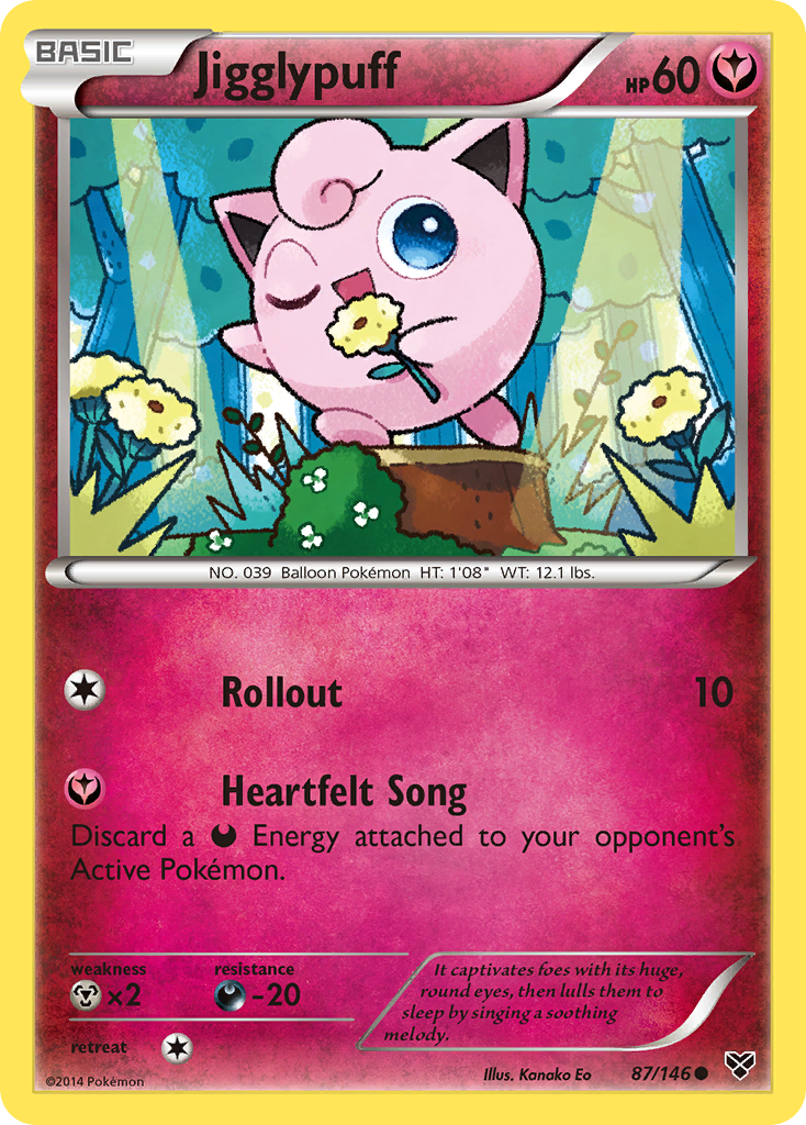 Jigglypuff – XY 87/146 Pokémon card