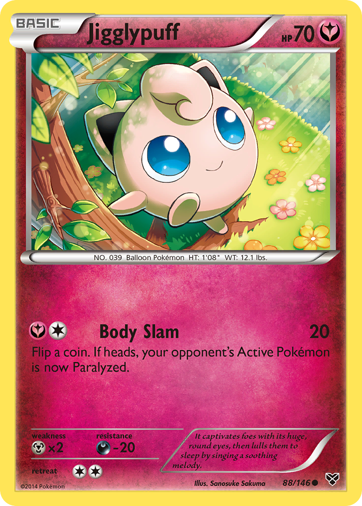 Jigglypuff – XY 88/146 Pokémon card
