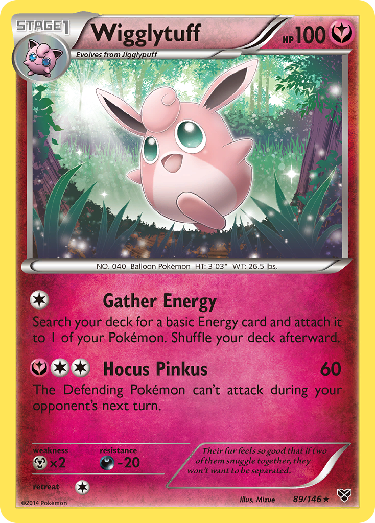 Wigglytuff – XY 89/146 Pokémon card