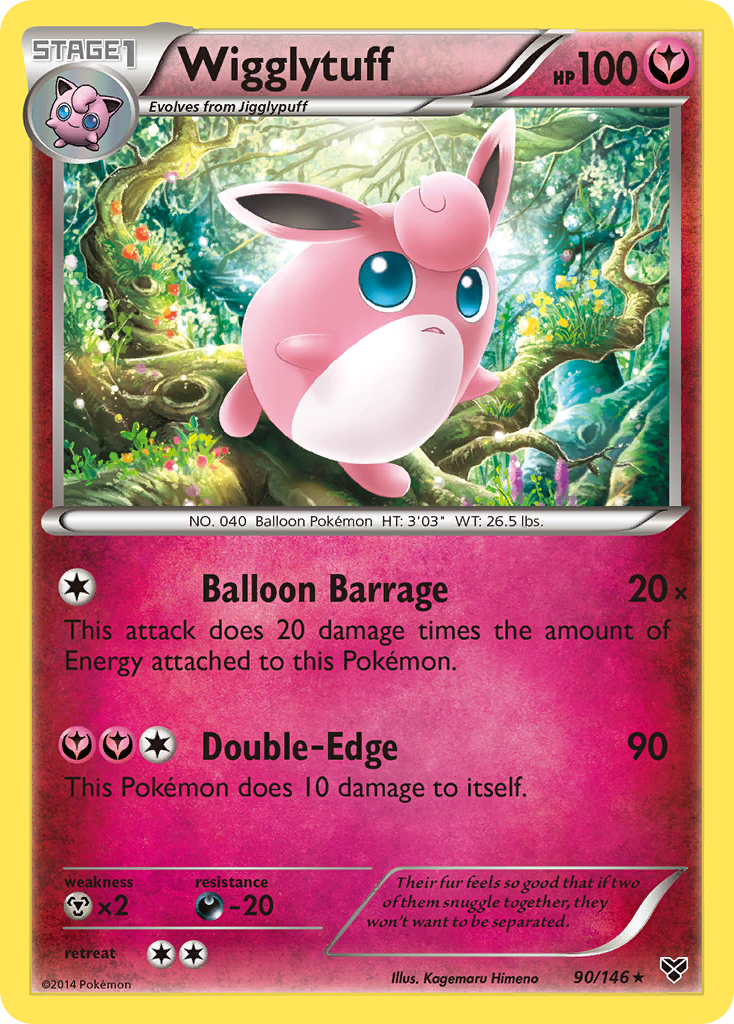 Wigglytuff – XY 90/146 Pokémon card