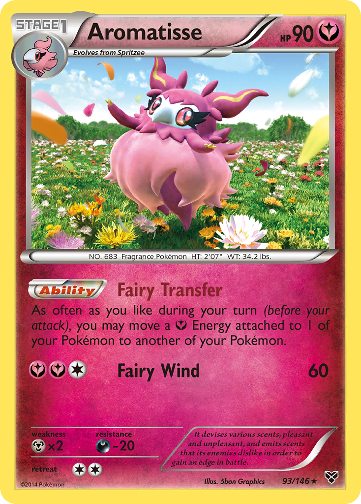 Aromatisse – XY 93/146 Pokémon card