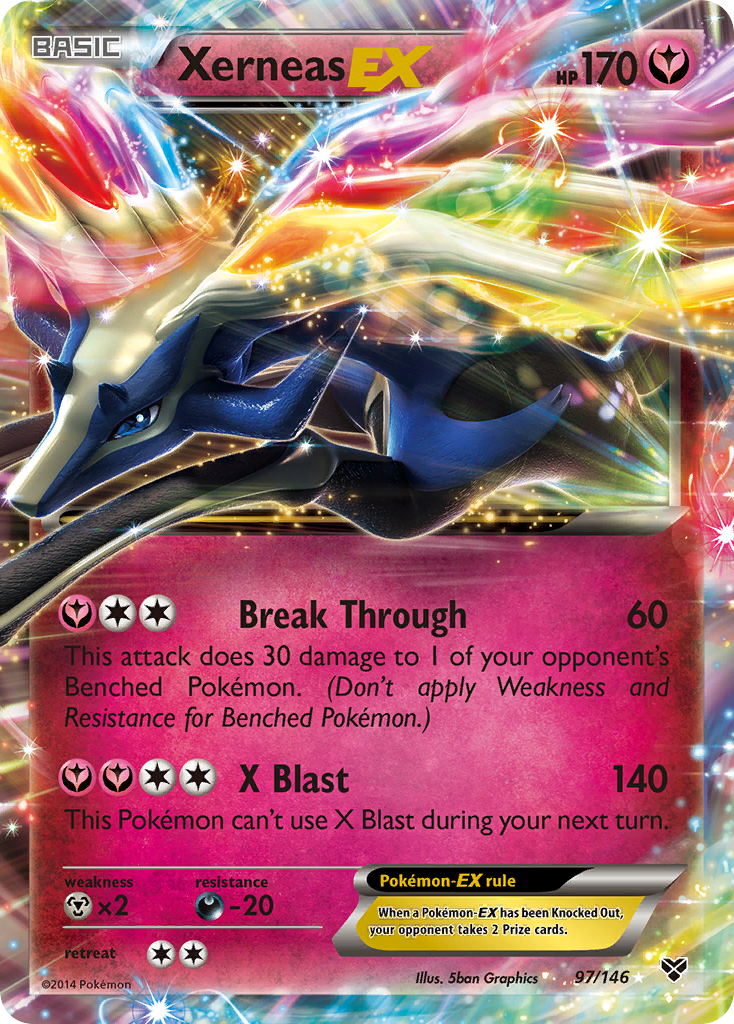 Xerneas-EX – XY 97/146 Pokémon card