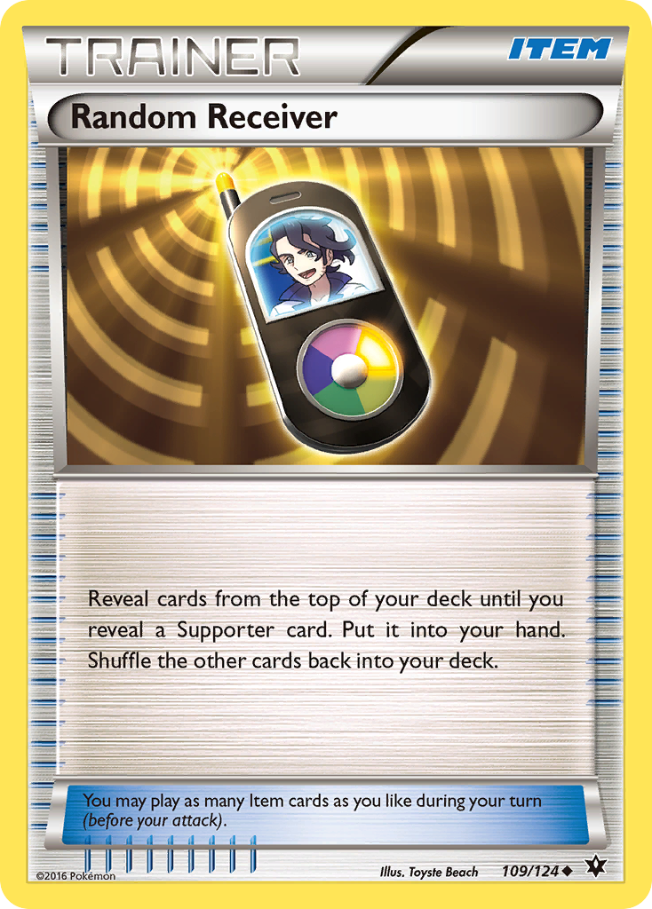 Random Receiver – Fates Collide 109/124 Pokémon card