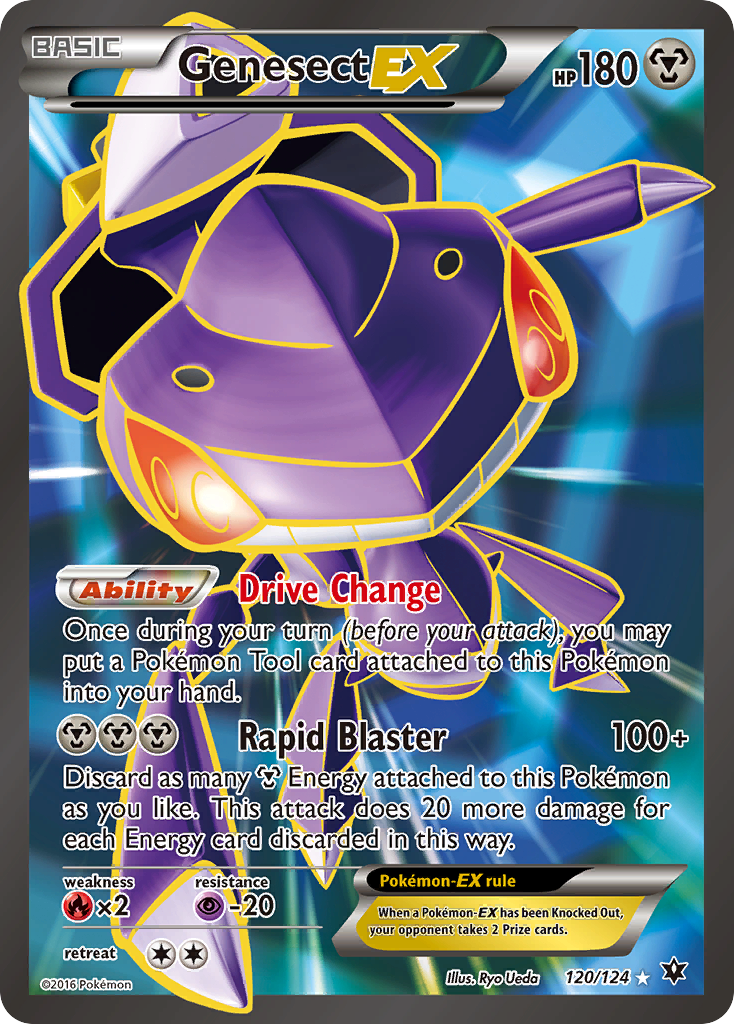 Genesect-EX – Fates Collide 120/124 Pokémon card