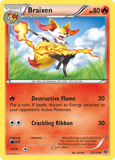 Braixen - Fates Collide 12