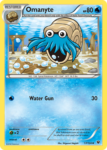 Omanyte - Fates Collide 17
