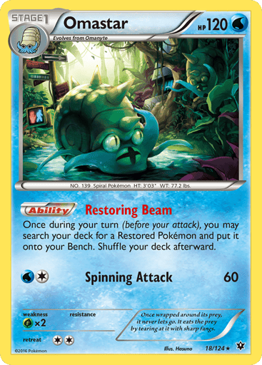 Omastar - Fates Collide 18