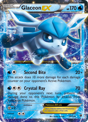 Glaceon-EX - Fates Collide 20