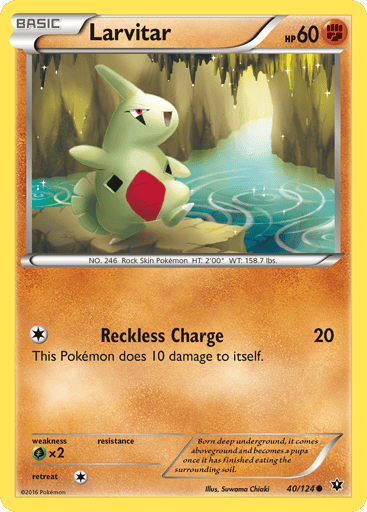Larvitar - Fates Collide 40