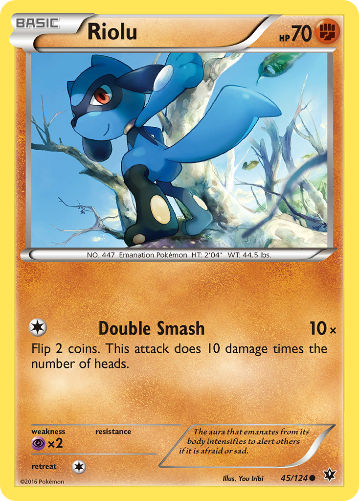Riolu – Fates Collide 45/124 Pokémon card