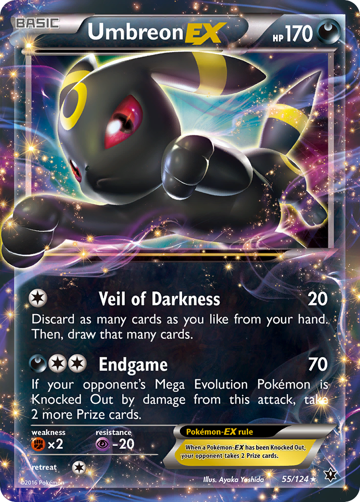 Umbreon-EX – Fates Collide 55/124 Pokémon card