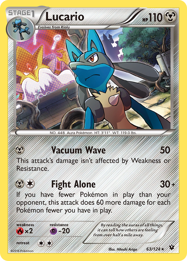 Lucario – Fates Collide 63/124 Pokémon card
