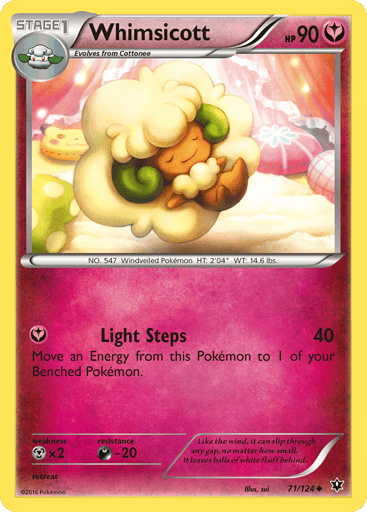 Whimsicott - Fates Collide 71