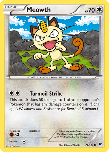 Meowth - Fates Collide 74
