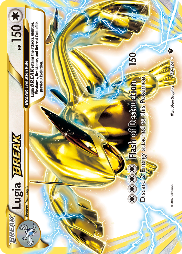 Lugia BREAK – Fates Collide 79/124 Pokémon card