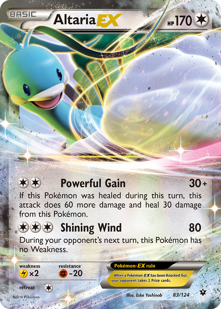 Altaria-EX – Fates Collide 83/124 Pokémon card