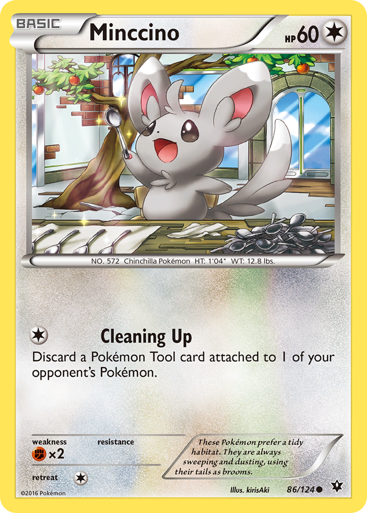 Minccino – Fates Collide 86/124 Pokémon card