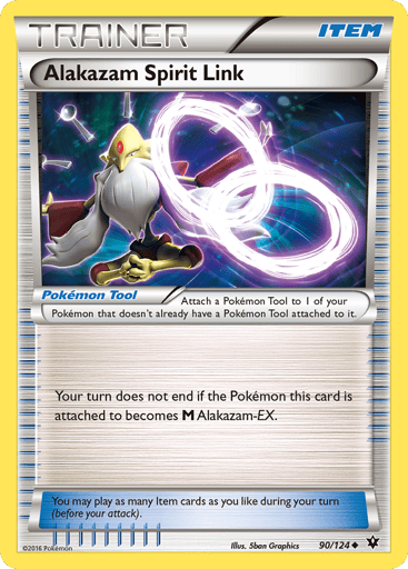 Alakazam Spirit Link - Fates Collide 90