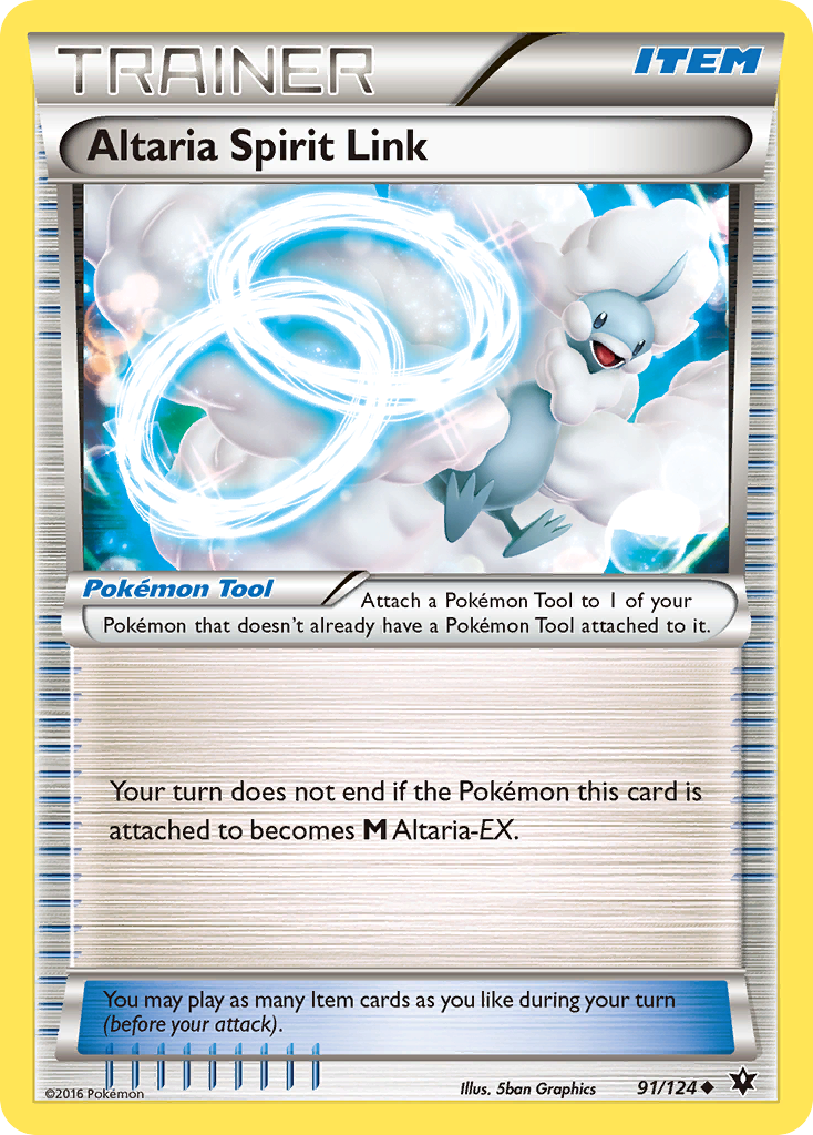 Altaria Spirit Link – Fates Collide 91/124 Pokémon card